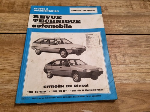 Revue technique citroën - citroën, bx