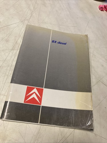 Citroën diesel manuel - citroën, bx