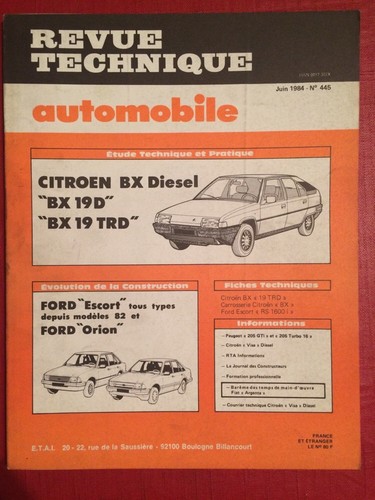 Revue technique automobile - revue,