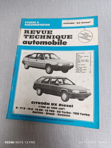 Citroën diesel revue - bx,