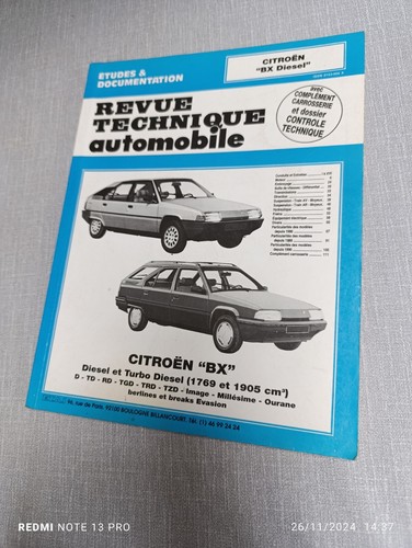 Citroën diesel revue - bx,