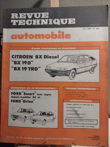 Revue technique - revue,